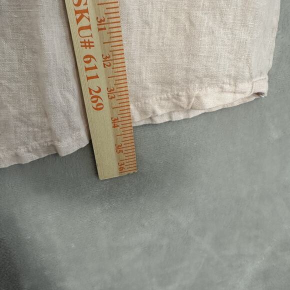 Terzo Millennio Italy Linen Sleeveless Dress Womens Size Small Pale Pink - Picture 5 of 12